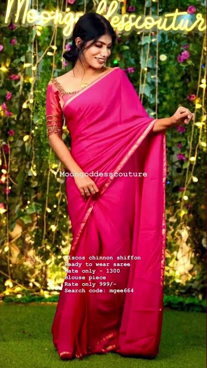 Moongoddess Couture ready to wear saree with blouse|#asmr  @OSD -Telugu