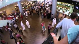 Dubai Mall Shopping in the world largest mall with Ice Rink & Aquarium GoPro 2014