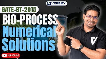 GATE-BT-2015 | Bio-Process Numerical Solution | By Virendra Singh | CSIR | GATE | DBT | ICMR