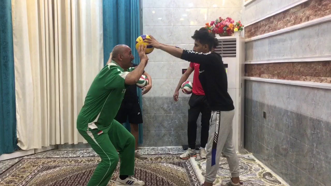 تعلم مهارة الاعداد بالكره الطائره