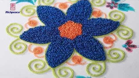 Richpeace Mixed Chenille Machine(15heads, flat+chenille+sequin)