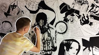 This ONE PIECE drawing is so HUGE !! 