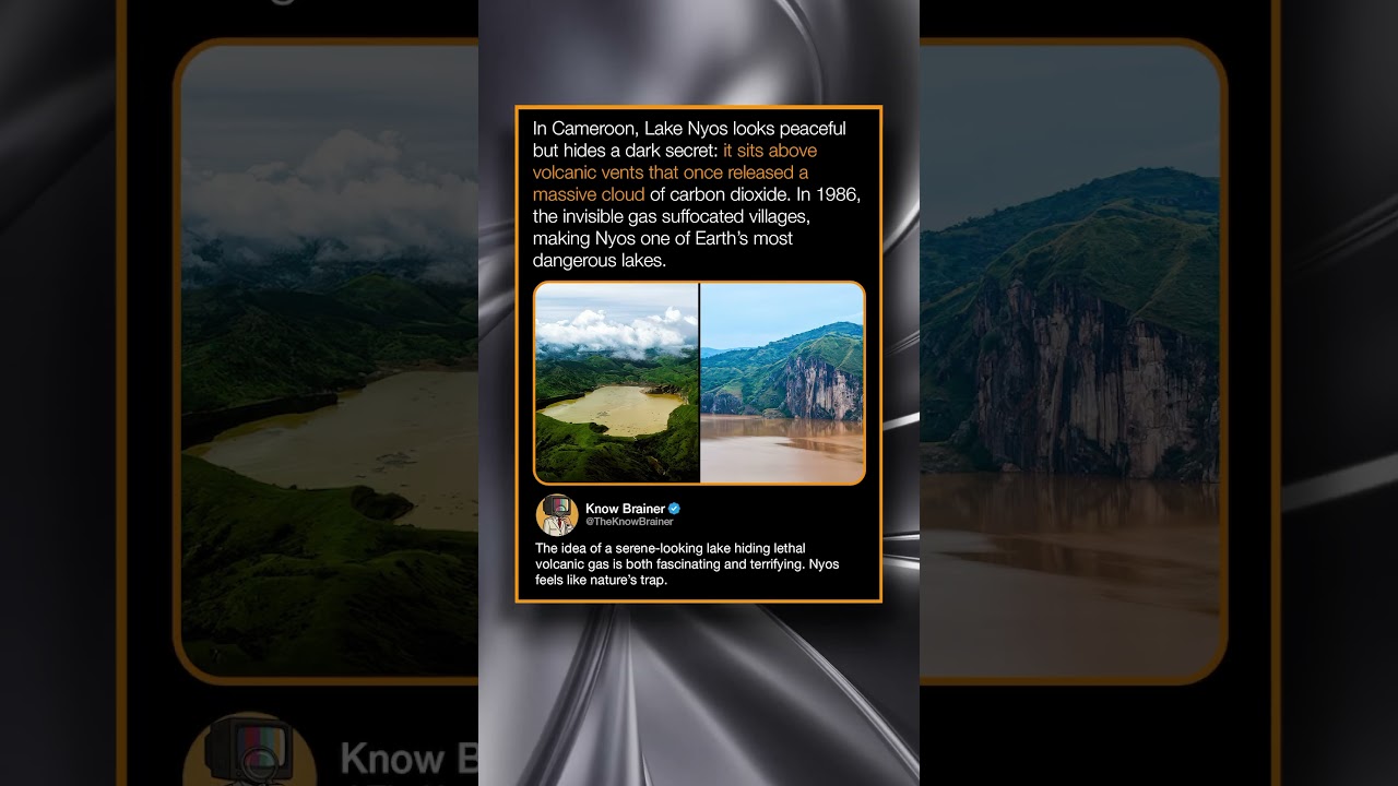 In Cameroon, Lake Nyos looks peaceful but hides a dark secret