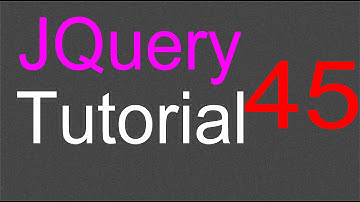 jQuery Tutorial for Beginners - 45 - Tabs options