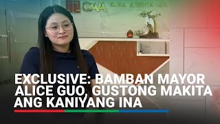 EXCLUSIVE: Mayor Alice Guo says she’s searching for biological mom | ABSCBN News