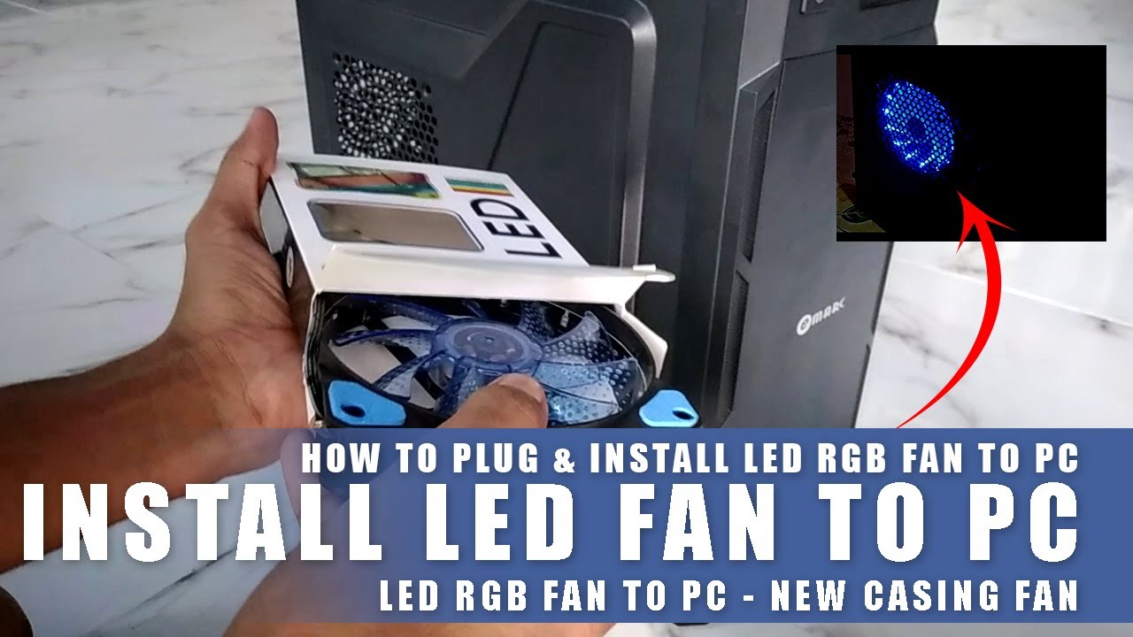 Installer un ruban LED RGB 12V 4pin dans son PC GAMER 