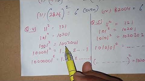 Class 8 NCERT Maths Chapter 6 Ex 6.1 Square & Square root
