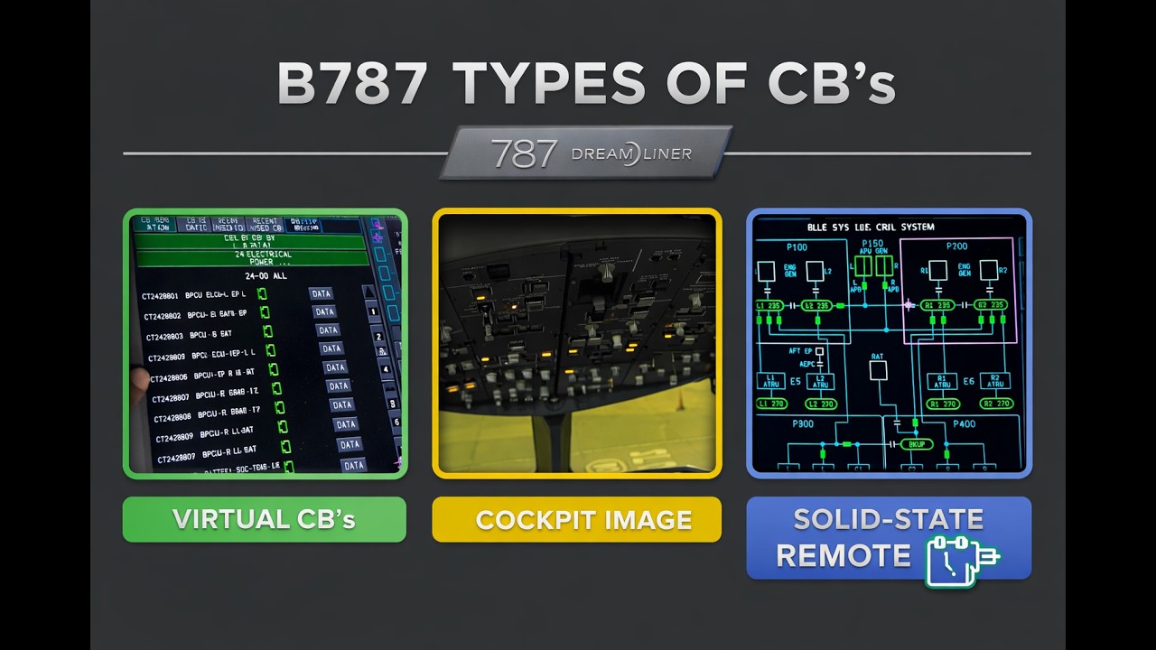 Types of Circuit Breakers in Boeing 787 | B787 Electrical System ...