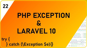 Exception PHP & Laravel 10 Try Catch Исключения  в PHP коде и фреймворке Ларавел 10