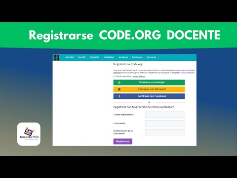 ✅ Crear una cuenta en CODE.ORG como DOCENTE | Curso code.org