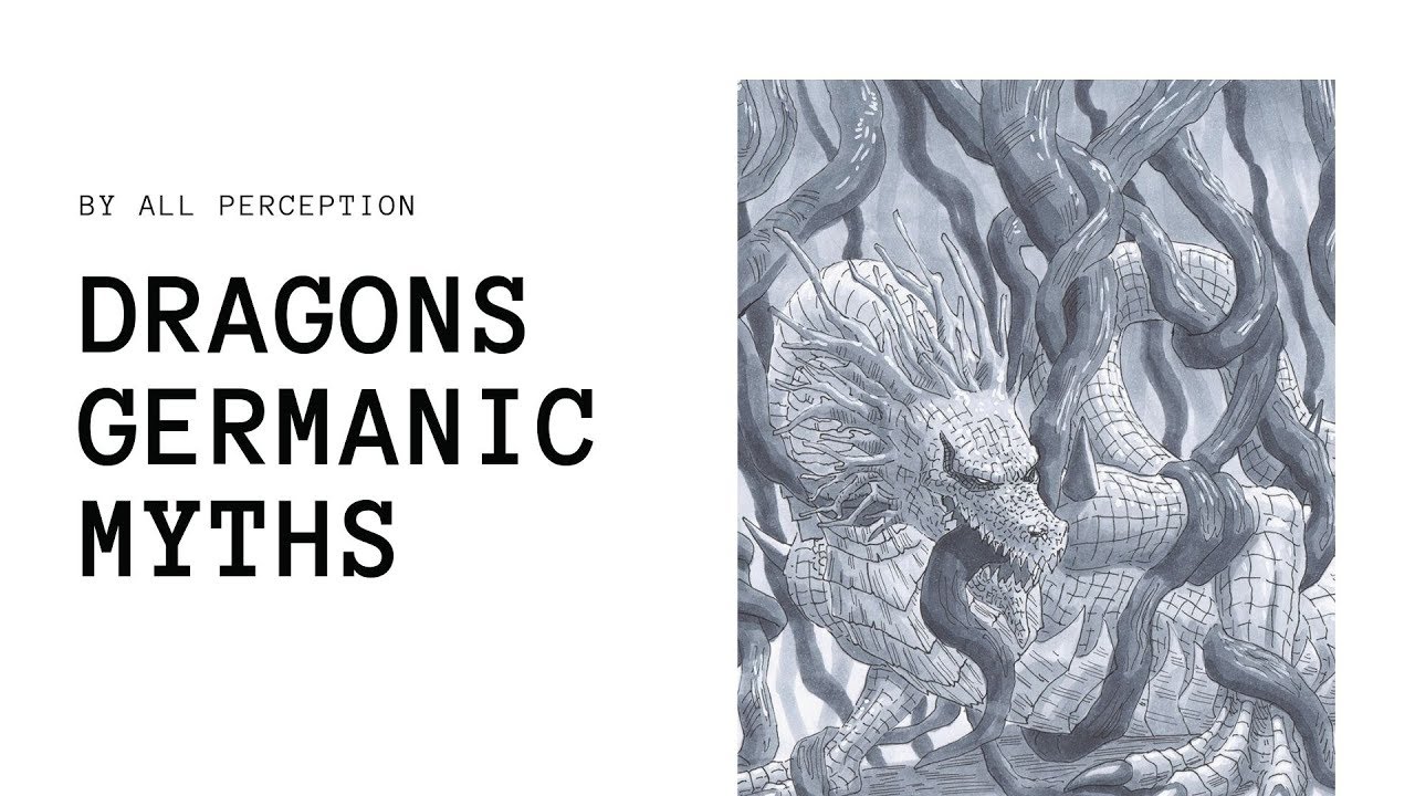 Dragons and serpents in Germanic mythology (Níðhöggr, Jörmungandr ...