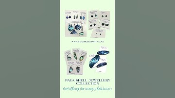 Gorgeous New Zealand Paua Shell Jewellery Collection.  #seashells #paua #Abalone