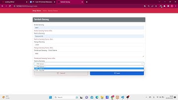 UTS - Pemrograman Framework - Pembuatan Mini Project