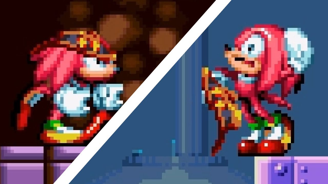 Sonic Mania on PC is moddable, as Knuckles Mania feat. Knuckles