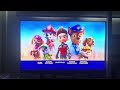 DVD Menu Walkthrough For Paw Patrol The Movie 2021 DVD 