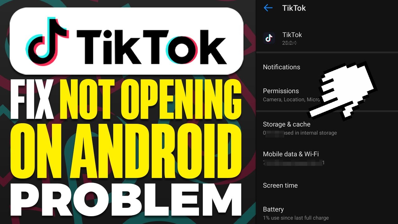 How To Fix TikTok Not Opening On Android Problem (2025) - YouTube