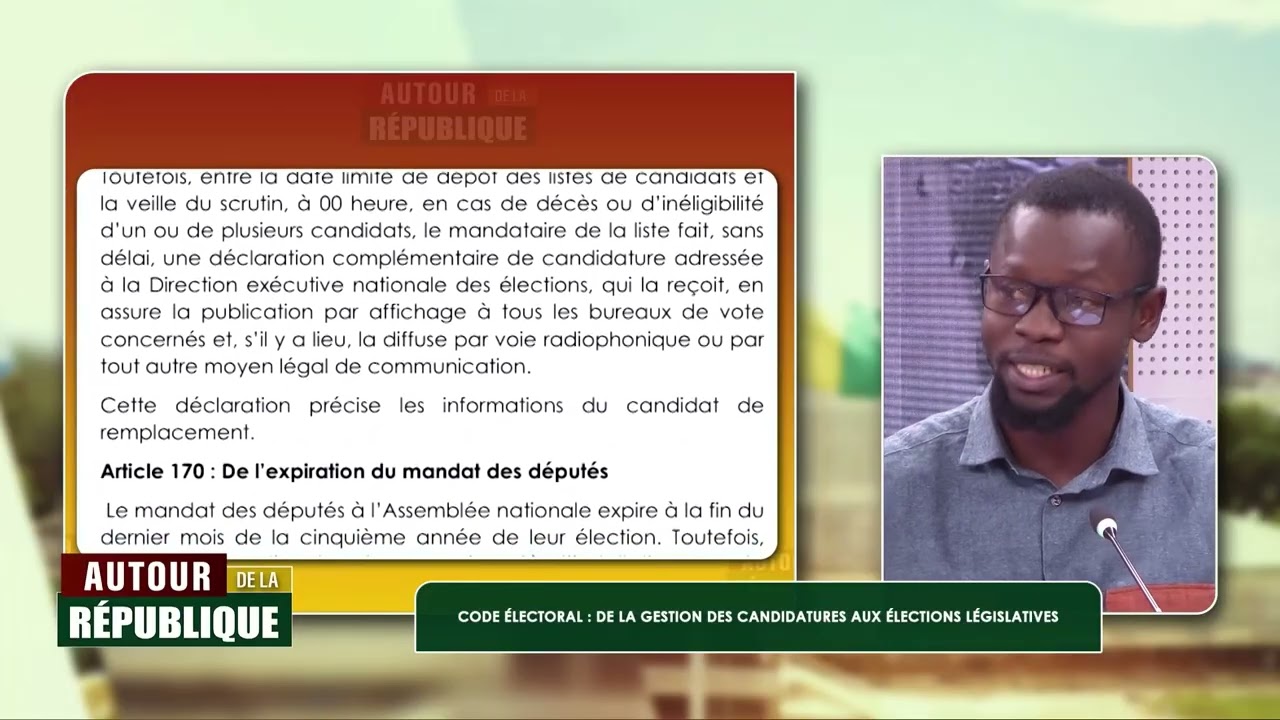 Code électoral : De la gestion des candidatures aux élections législatives