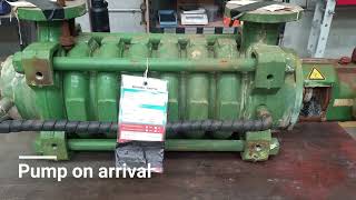 Restoration on a Sulzer HPP Multistage pump for a nickel mine operation