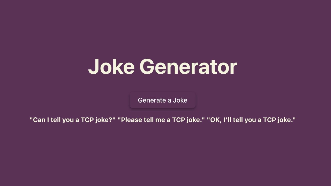 Build a Fun Joke Generator with React