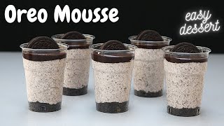 Oreo Mousse | Chocolate Oreo mousse (Easy Dessert Recipe)