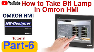 Take a Bit Lamp in Omron Hmi Software NB-Designer. ???????????????????????????????????????????????