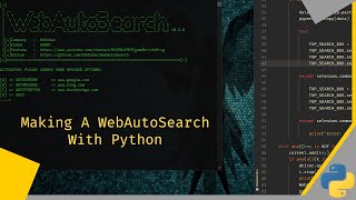 Famous ASMR Programming || Making A WebAutoSearch || PYTHON || Dvorak Keyboard Profile