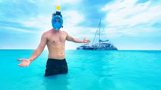 MET EEN CATAMARAN NAAR KLEIN CURAÇAO! (IEDEREEN MISSELIJK!!) #3172