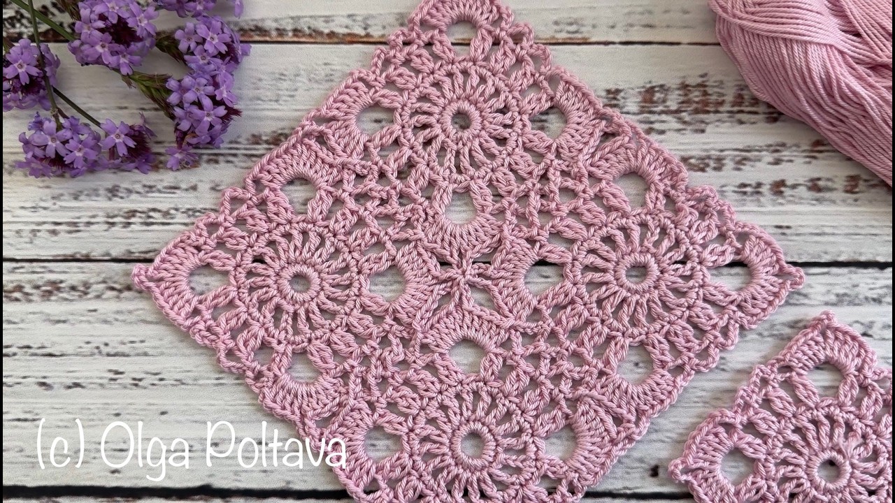 Как вязать крючком и соединять ажурные мотивы. Скатерть-дорожка, скатерть, наволочка, ажурная зан...