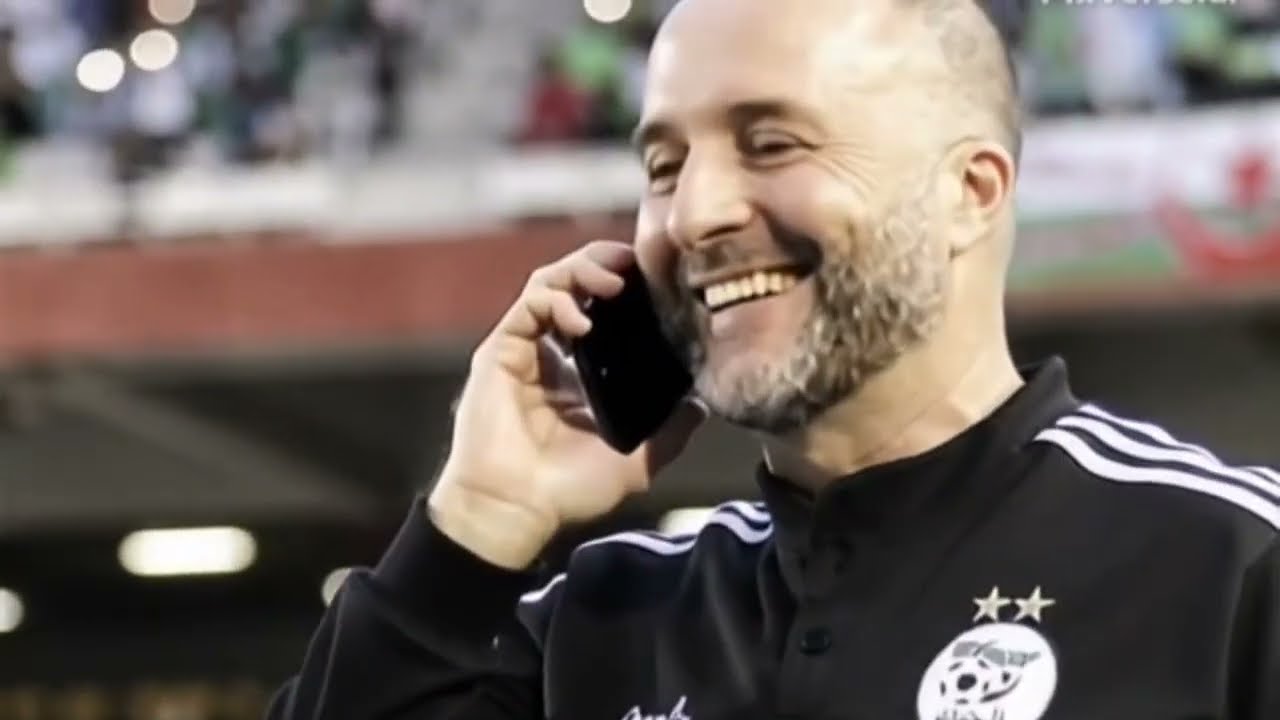 ⚽ Djamel Belmadi Tout Sourire 😄Les Verts en Fête ! [Cheb Mehdi Wahrani] 