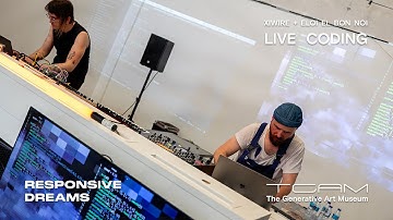 Live Coding with Xiwire (visuals) + Eloi El Bon Noi (audio) @ Responsive Dreams Festival