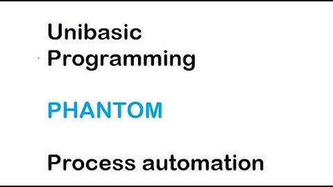 What is PHANTOM ? Unibasic Programming | Unidata | Run a process in backgroud