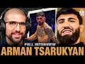 Arman Tsarukyan REACTS to Justin Gaethje's Win, Calls Out Ilia Topuria for 'Quitting'