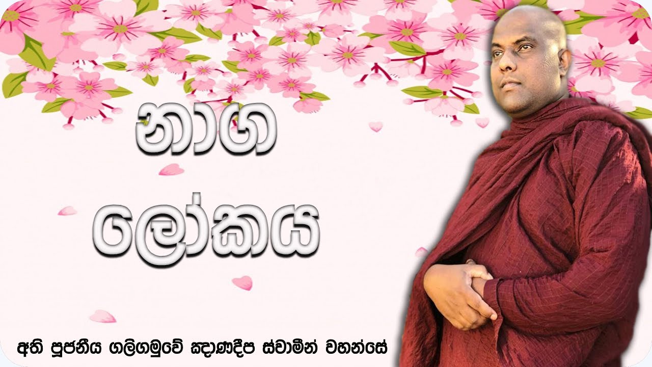 නාග ලෝකය සහ ශ්‍රද්ධාධික නාගයන් | Naaga World | Ven Galigamuwe Gnanadeepa Thero