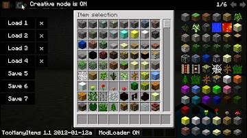 Minecraft 1.1 | Too many items mod