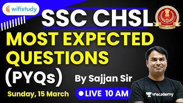 SSC CHSL 2019-20 | Maths by Sajjan Sir | Most Expected Questions (PYQs)