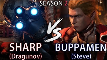 SHARP (Dragunov) Vs BUPPAMEN (Steve) - [Season 2] [Tekken 8] (REPLAY)