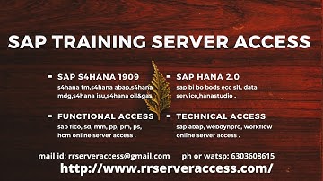 SAP S4HANA MDG REMOTE ACCESS TRAINING VIDEO TUTORIALS SELF LEARNING