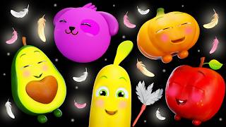 Tickle Tickle Funky Fruits 🍓 ¡Canción de Risas y Baile con Pincel! 🎨