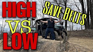 CFMOTO High VS Low GEAR SAVE YOUR BELT