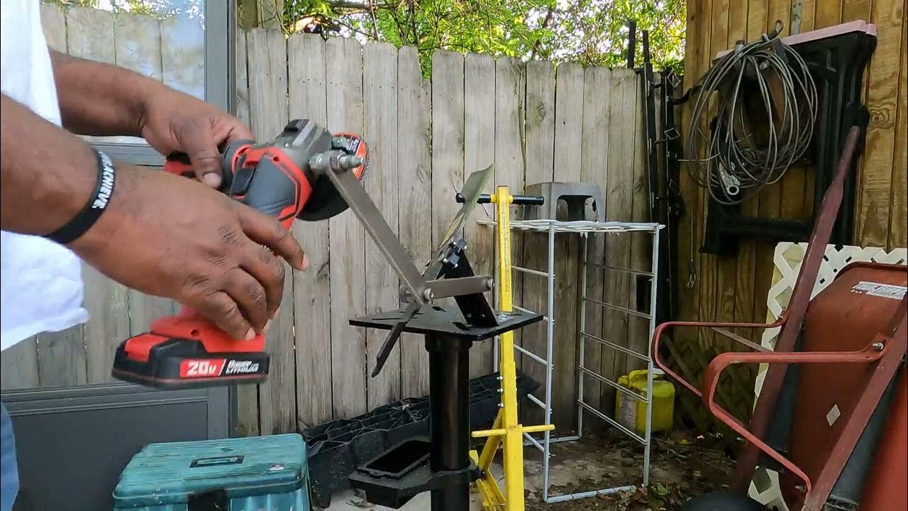 Harbor Freight Amazon All American Blade Sharpener Setup Follow Up