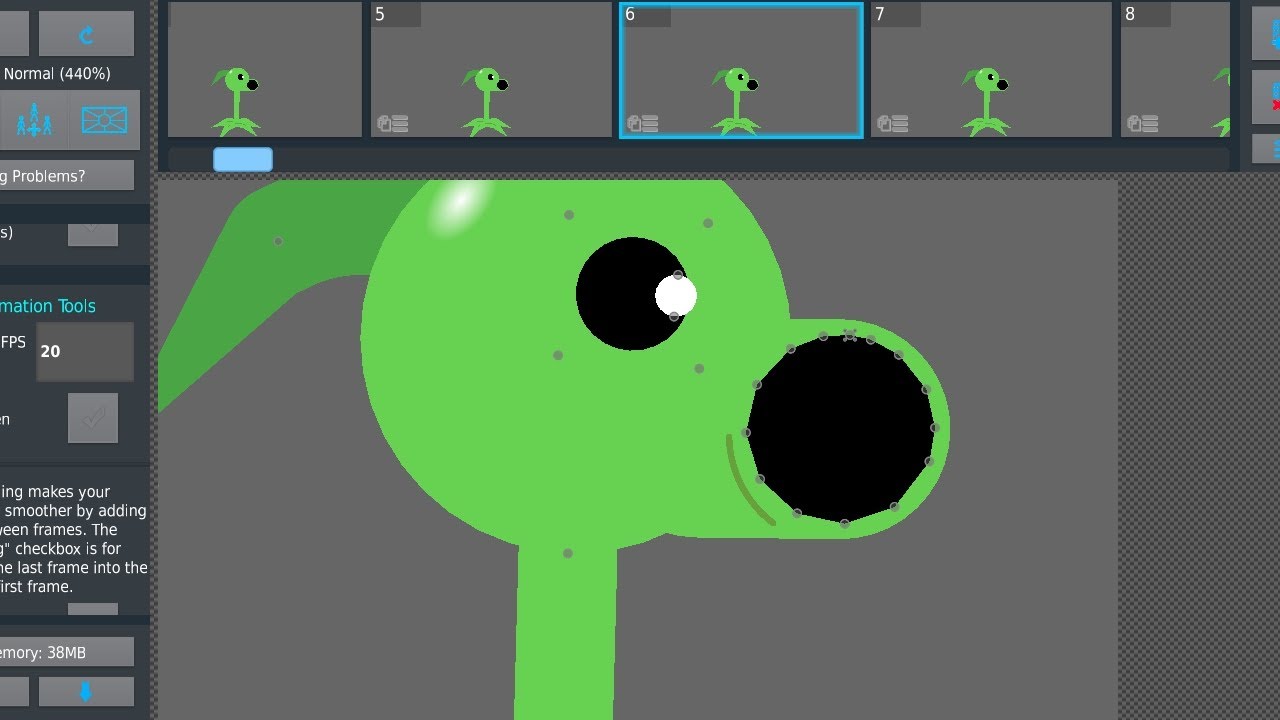animation test part 7 (no Tweening) - YouTube