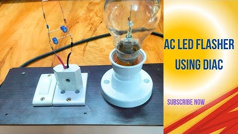 DIAC LED FLASHER #youtubevideo #flasher