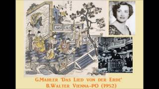 G.Mahler Symphony &quot;Das Lied von der Erde&quot; (B.Walter Vienna-PO)(1952)