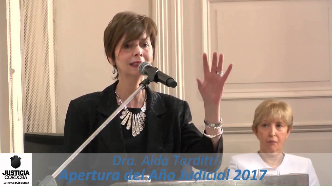 Discurso del Año Judicial 2017 - Dra. Aída Tarditti