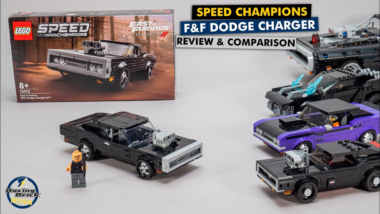 LEGO Speed Champions 76912 Fast & Furious Dodge Charger detailed
