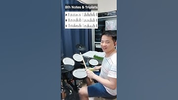 8th Notes & Triplets 🥁 #drums #exercise #snare #Basic #popdrum #drummer