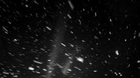 Falling snow in West Drayton, London at night (I) 5 Jan 2010