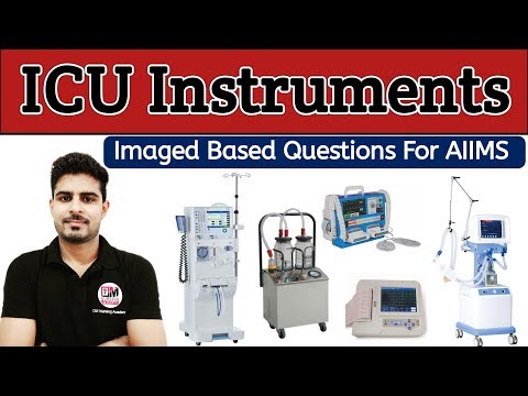 ICU Machines & Equipments || Imaged Based Questions For