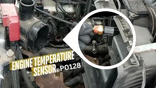 #p0128 Engine light!!! Here's How to replace your temperature coolant sensor on mitsubishi outlander