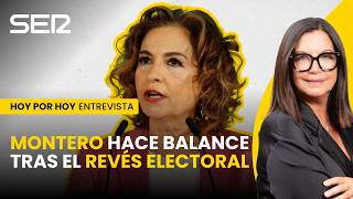 María Jesús MONTERO hace BALANCE tras lograr el PEOR RESULTADO histórico del PSOE andaluz